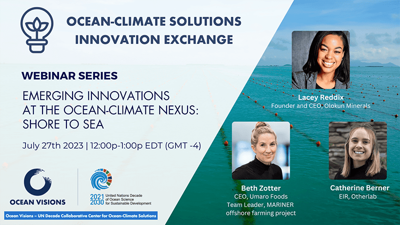 OCEAN-CLIMATE SOLUTIONS INNOVATION EXCHA